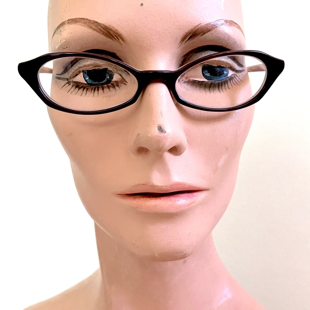 SEE eyewear dark purple cat eye eyeglasses glasses made in Japan